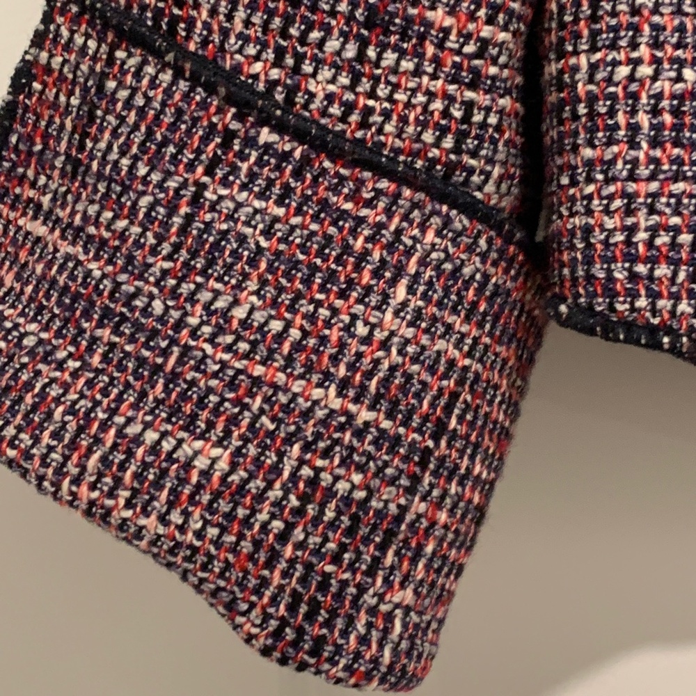 Etcetera Single Button Blazer Size 6 Multi-Color - image 6